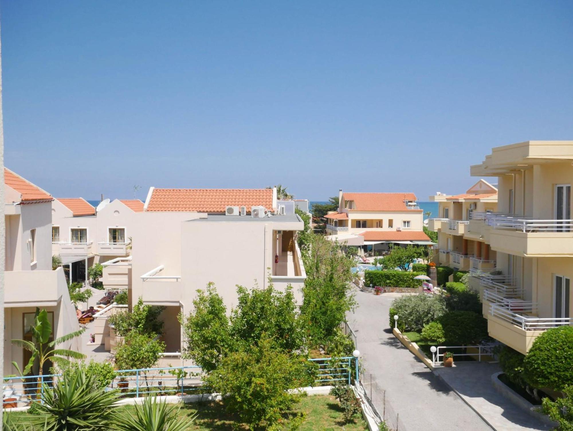Litinas Apartments With Pool Agia Marina  Bagian luar foto