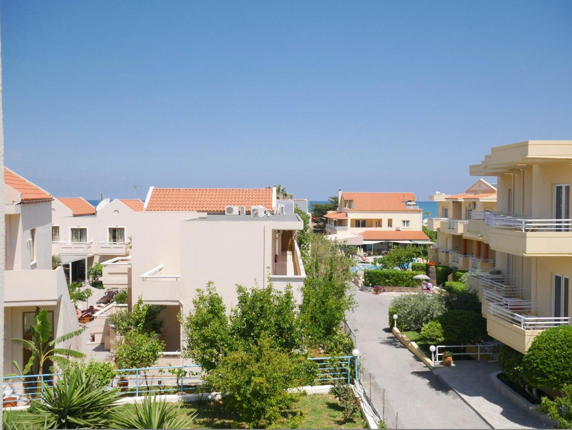 Litinas Apartments With Pool Agia Marina  Bagian luar foto