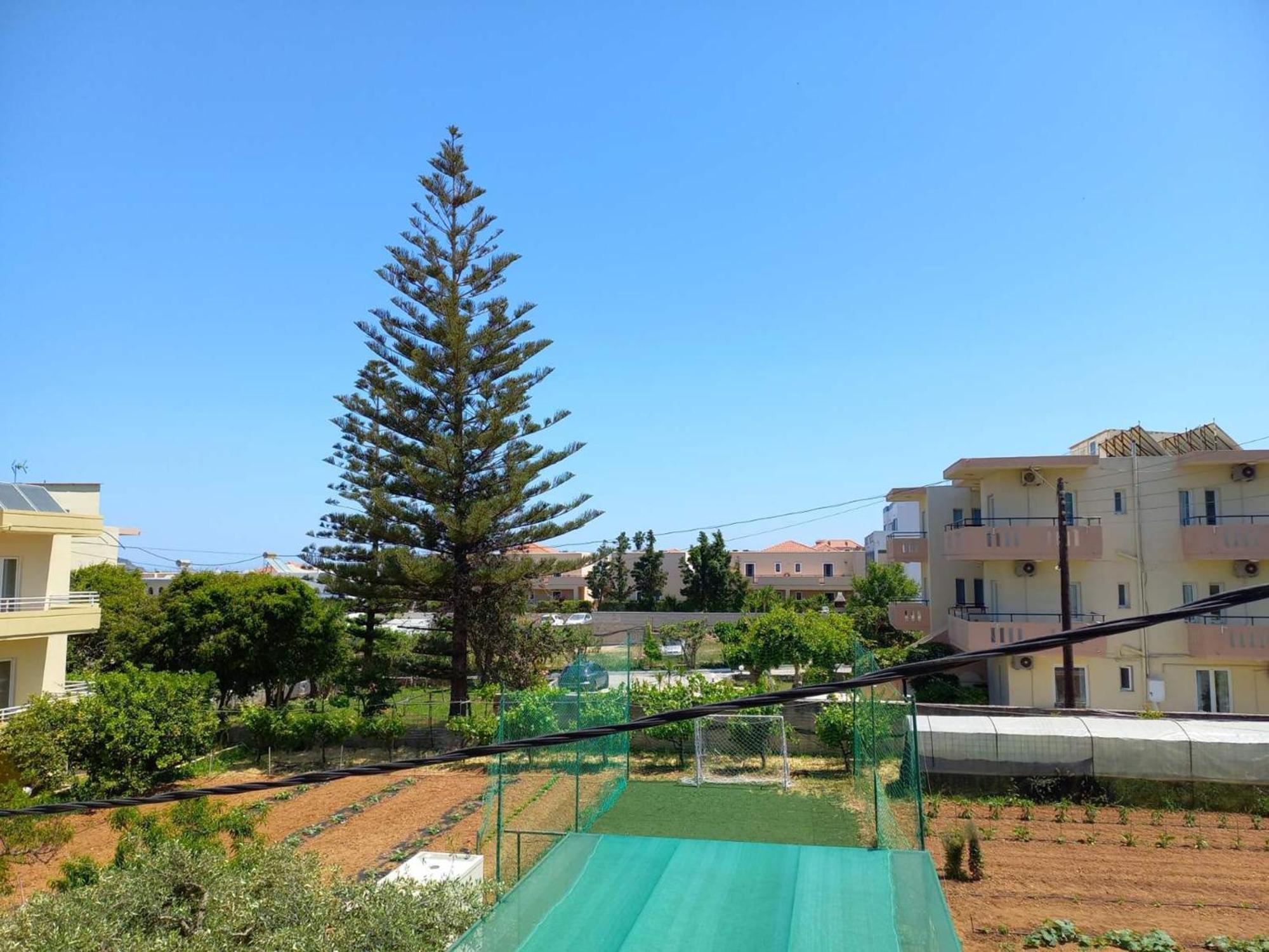 Litinas Apartments With Pool Agia Marina  Bagian luar foto