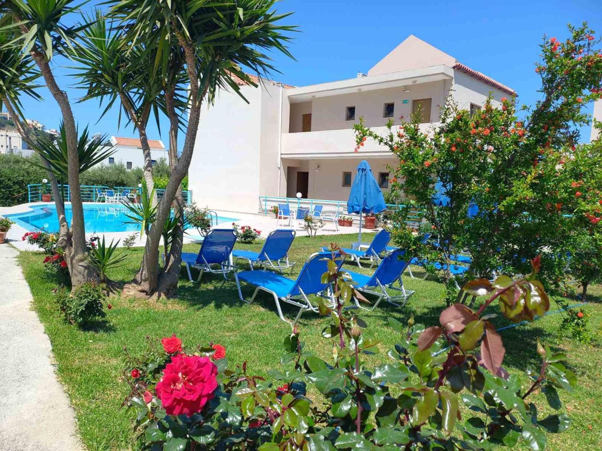 Litinas Apartments With Pool Agia Marina  Bagian luar foto